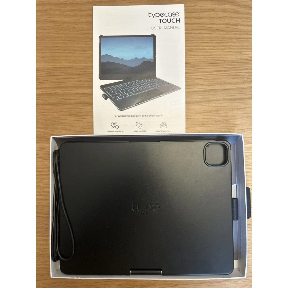 typecase Touch Keyboard Case for iPad Air 11-inch(M4/M3/M2, 2026/2025/2024) & iP
